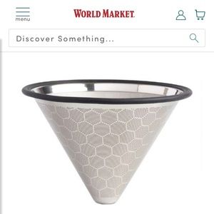 Stainless Steel Pour-Over Coffee Filter